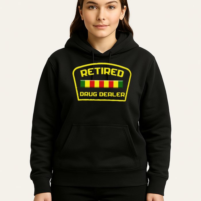Retired Drug Dealer Funny Recovery Hoodie