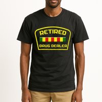 Retired Drug Dealer Funny Recovery Tall T-Shirt
