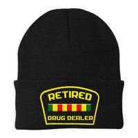 Retired Drug Dealer Funny Recovery Beanie