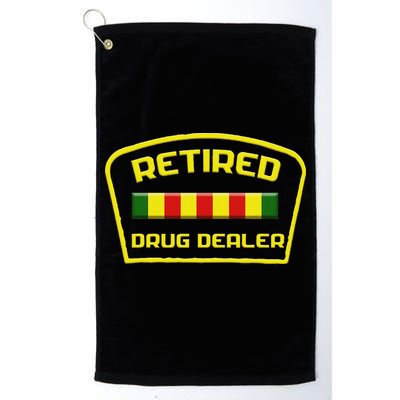 Retired Drug Dealer Funny Recovery Golf Towel