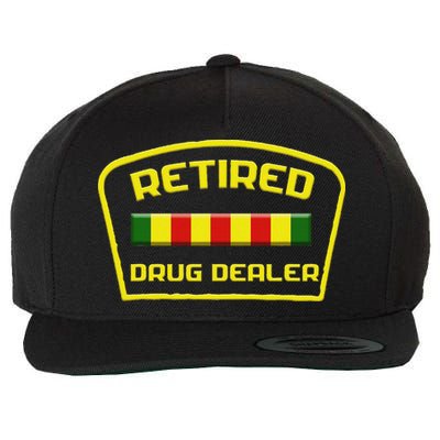Retired Drug Dealer Funny Recovery Wool Snapback Cap