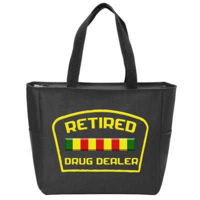Retired Drug Dealer Funny Recovery Zip Tote Bag