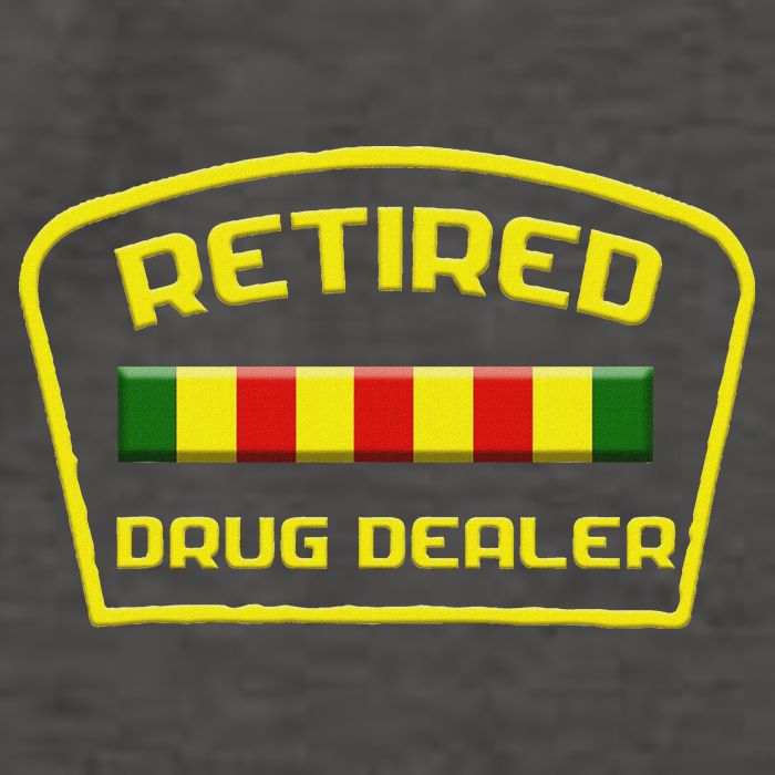 Retired Drug Dealer Funny Recovery Vector Backpack