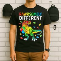Rawrsomely Different Dinosaur Autism Puzzle T-Shirt