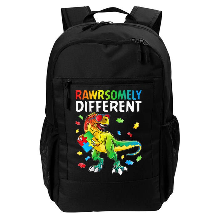 Rawrsomely Different Dinosaur Autism Puzzle Backpack