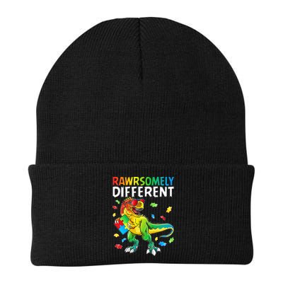 Rawrsomely Different Dinosaur Autism Puzzle Beanie