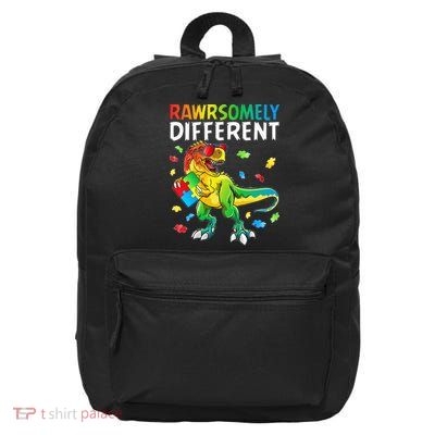Rawrsomely Different Dinosaur Autism Puzzle 16 in Basic Backpack