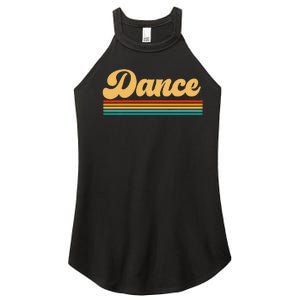 Retro Dance Dancing Dancer Women's Perfect Tri Rocker Tank