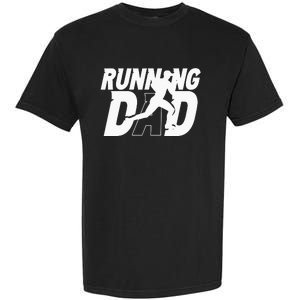 Running Dad Daddy Father Jogging Papa Father's Day Garment-Dyed Heavyweight T-Shirt