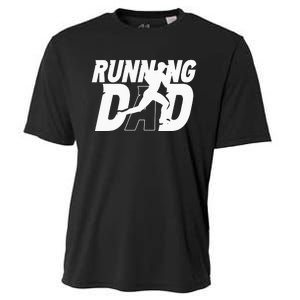 Running Dad Daddy Father Jogging Papa Father's Day Cooling Performance Crew T-Shirt