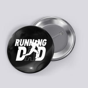 Running Dad Daddy Father Jogging Papa Father's Day Button