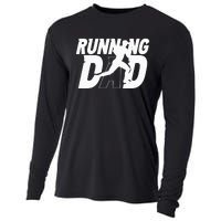 Running Dad Daddy Father Jogging Papa Father's Day Cooling Performance Long Sleeve Crew