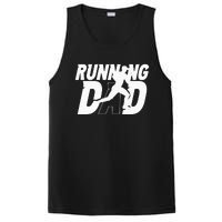 Running Dad Daddy Father Jogging Papa Father's Day PosiCharge Competitor Tank