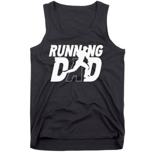 Running Dad Daddy Father Jogging Papa Father's Day Tank Top