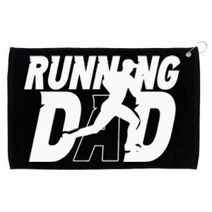 Running Dad Daddy Father Jogging Papa Father's Day Grommeted Golf Towel