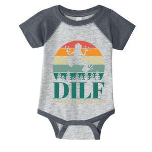 Retro Dilf Damn I Love Frogs Infant Baby Jersey Bodysuit