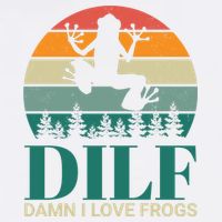 Retro Dilf Damn I Love Frogs Garment-Dyed Sweatshirt