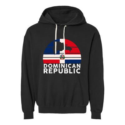 Republic Dominican Dominicano Dominicana Garment-Dyed Fleece Hoodie