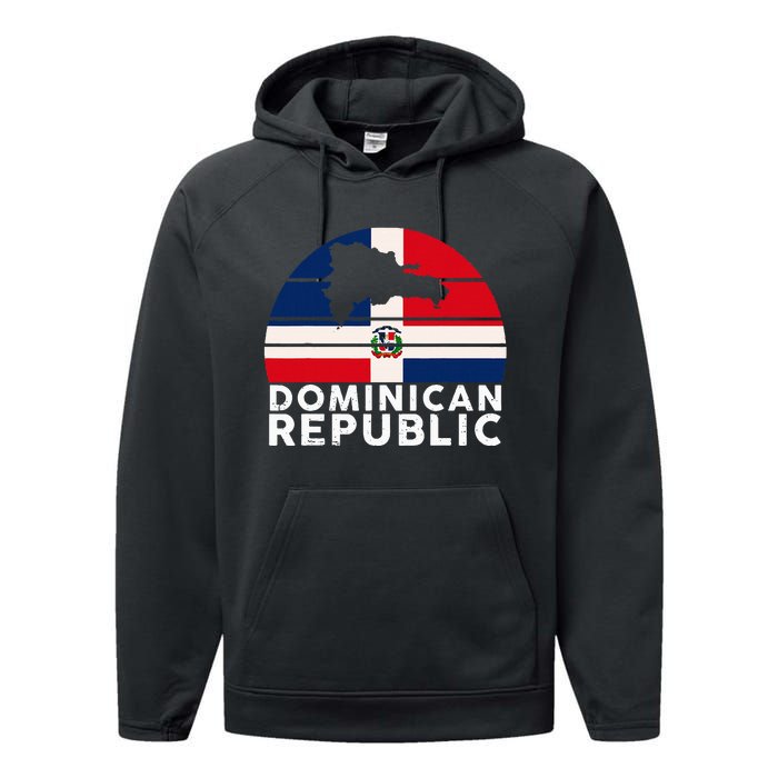 Republic Dominican Dominicano Dominicana Performance Fleece Hoodie