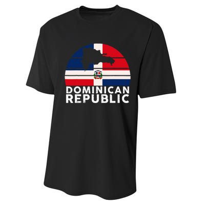 Republic Dominican Dominicano Dominicana Performance Sprint T-Shirt