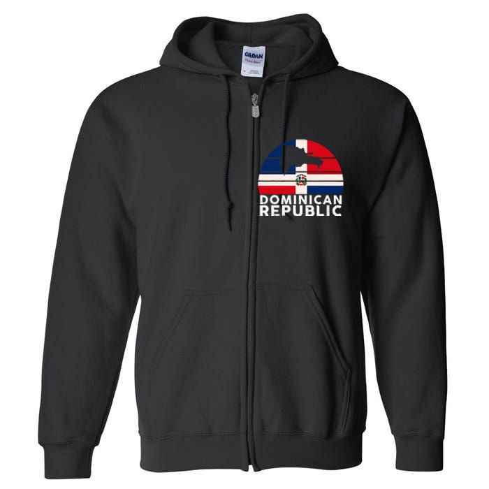 Republic Dominican Dominicano Dominicana Full Zip Hoodie