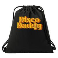 Retro Disco Daddy Funny Vintage 70S Party Matching Costume Drawstring Bag