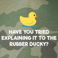 Rubber Duck Debugging Funny Explaining Programmer Coder Gift Legacy Tie Dye Trucker Hat