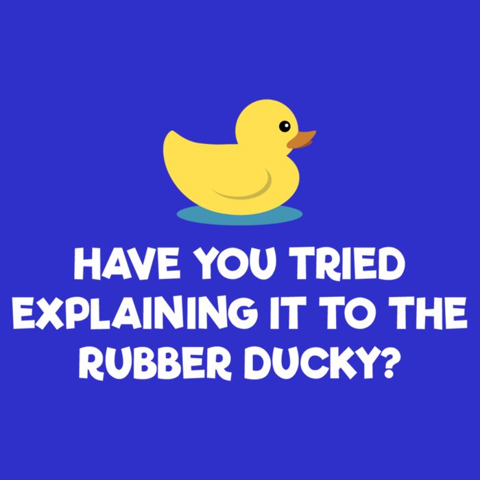 Rubber Duck Debugging Funny Explaining Programmer Coder Gift Coaster