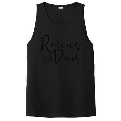 Rescue Dad Dog Cat Animal Rescuing Fathers Day PosiCharge Competitor Tank