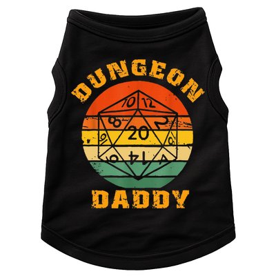 Retro Dungeon Daddy For Father Fathers Day Doggie Tank