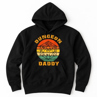 Retro Dungeon Daddy For Father Fathers Day Hoodie