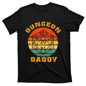 Retro Dungeon Daddy For Father Fathers Day T-Shirt