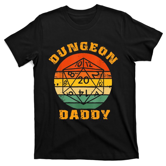 Retro Dungeon Daddy For Father Fathers Day T-Shirt