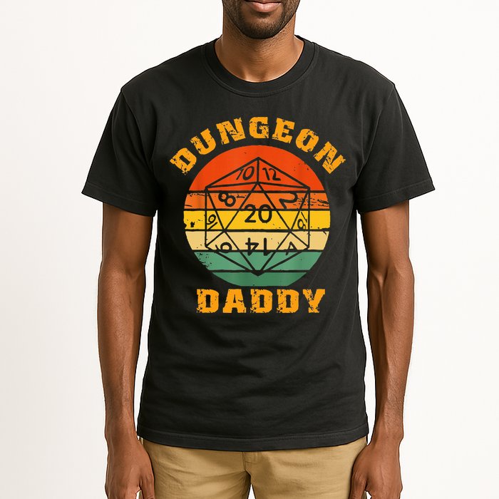 Retro Dungeon Daddy For Father Fathers Day Tall T-Shirt
