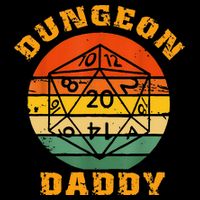 Retro Dungeon Daddy For Father Fathers Day Drawstring Bag