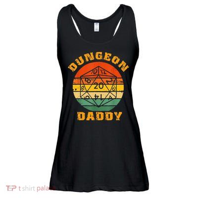Retro Dungeon Daddy For Father Fathers Day Ladies Essential Flowy Tank