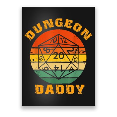 Retro Dungeon Daddy For Father Fathers Day Poster