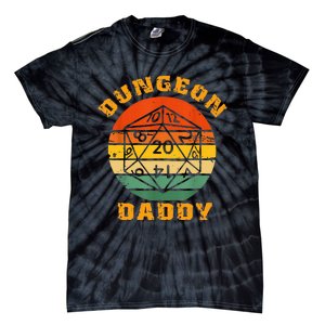 Retro Dungeon Daddy For Father Fathers Day Tie-Dye T-Shirt