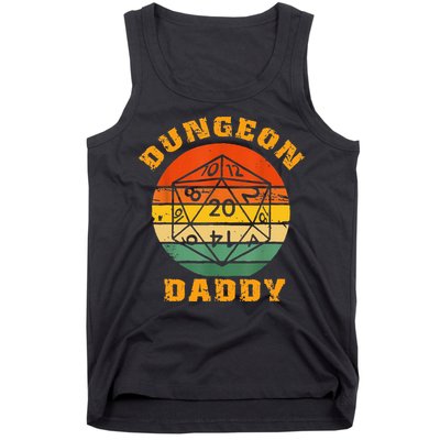 Retro Dungeon Daddy For Father Fathers Day Tank Top