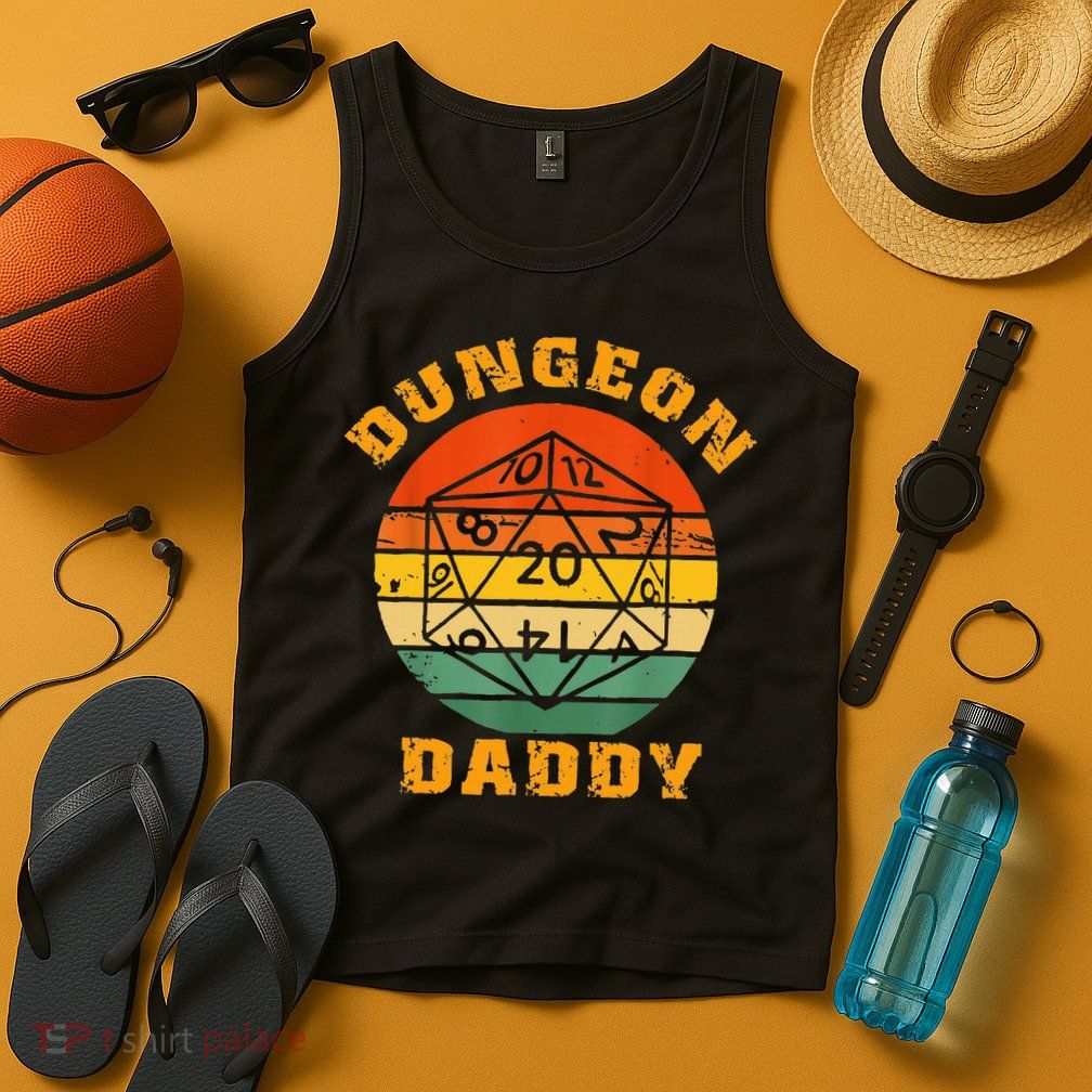 Retro Dungeon Daddy For Father Fathers Day Tank Top