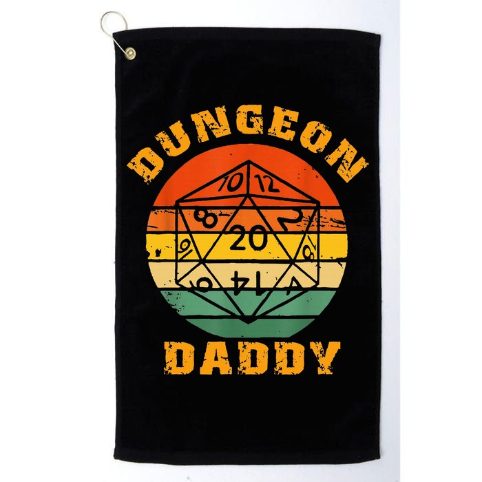 Retro Dungeon Daddy For Father Fathers Day Golf Towel