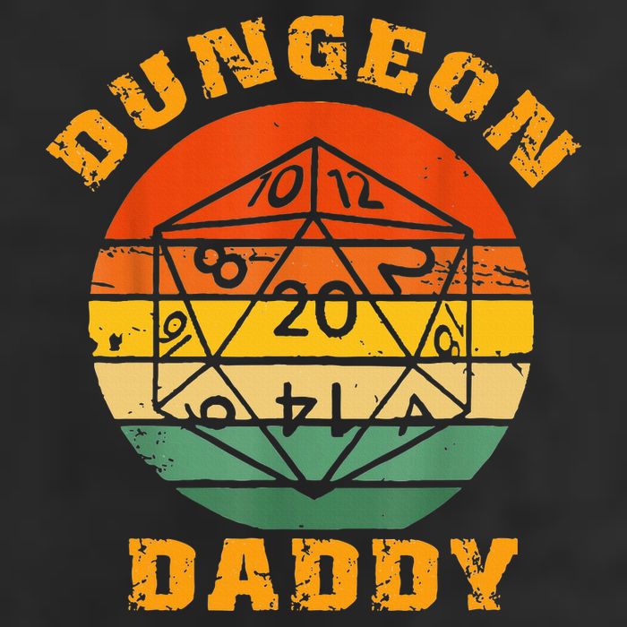 Retro Dungeon Daddy For Father Fathers Day Golf Towel