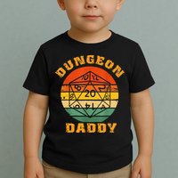Retro Dungeon Daddy For Father Fathers Day Toddler T-Shirt