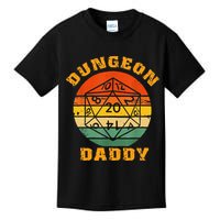 Retro Dungeon Daddy For Father Fathers Day Kids T-Shirt