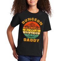 Retro Dungeon Daddy For Father Fathers Day Kids T-Shirt