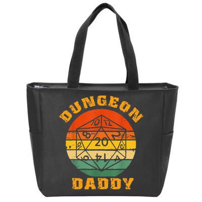 Retro Dungeon Daddy For Father Fathers Day Zip Tote Bag