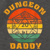 Retro Dungeon Daddy For Father Fathers Day Vector Backpack