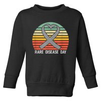 Rare Disease Day Awareness 2024 Toddler Sweatshirt