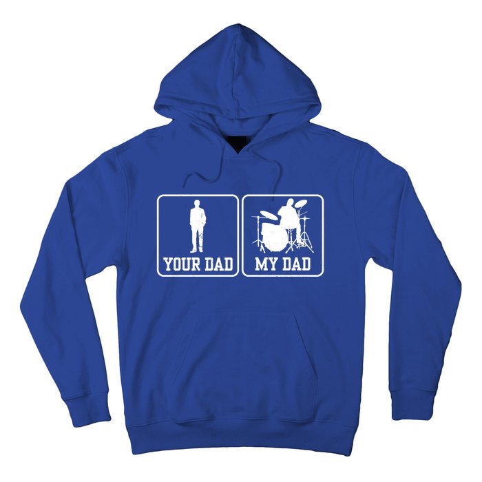 Rock Drummer Dad My Rockband Rockstar Daddy Gift Hoodie