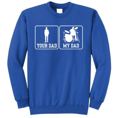 Rock Drummer Dad My Rockband Rockstar Daddy Gift Sweatshirt